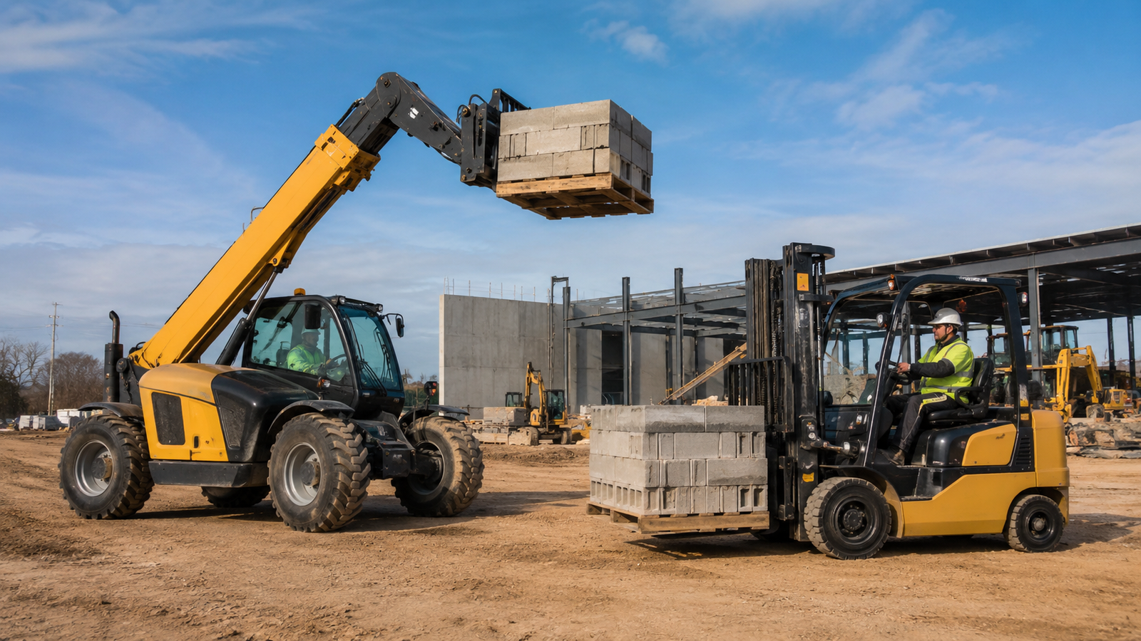 Telehandler vs Forklift