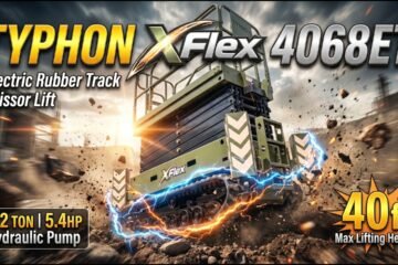 TYPHON XFlex-4068ET Scissor Lift Demo | 45 FT Working Height & 5.4HP Power | TYPHON Machinery