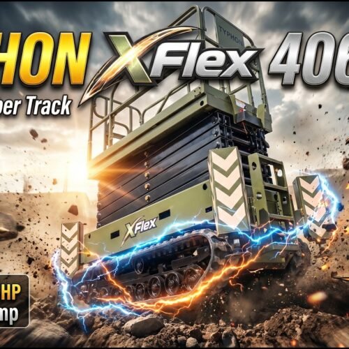 TYPHON XFlex-4068ET Scissor Lift Demo | 45 FT Working Height & 5.4HP Power | TYPHON Machinery