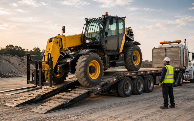 telehandler transport