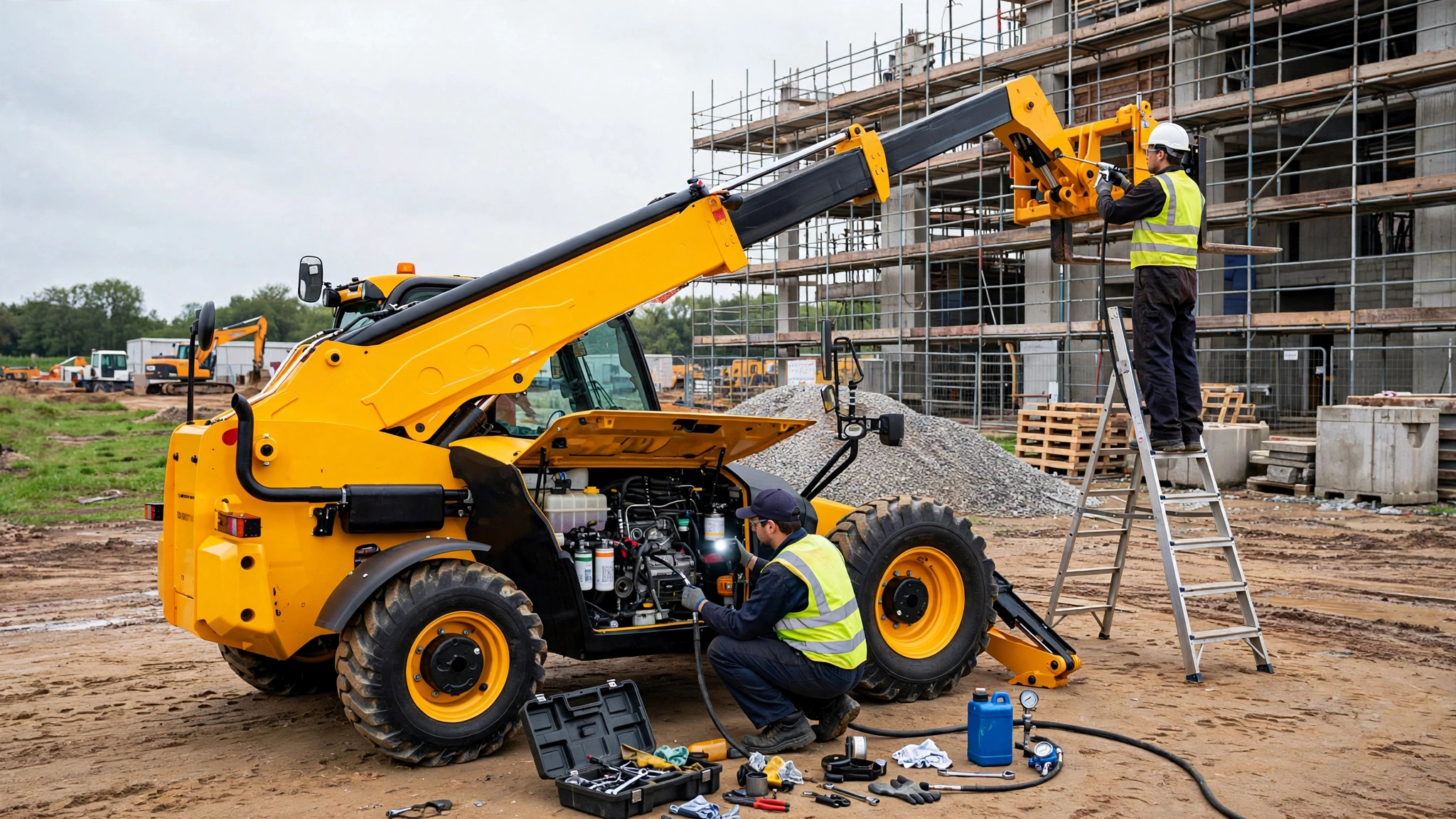 routine telehandler maintenance