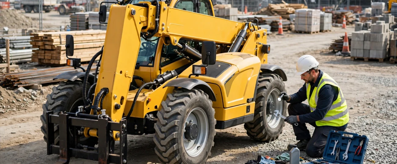 Routine Telehandler Maintenance: 7 Simple Steps to Keep Your Machine Running Longer