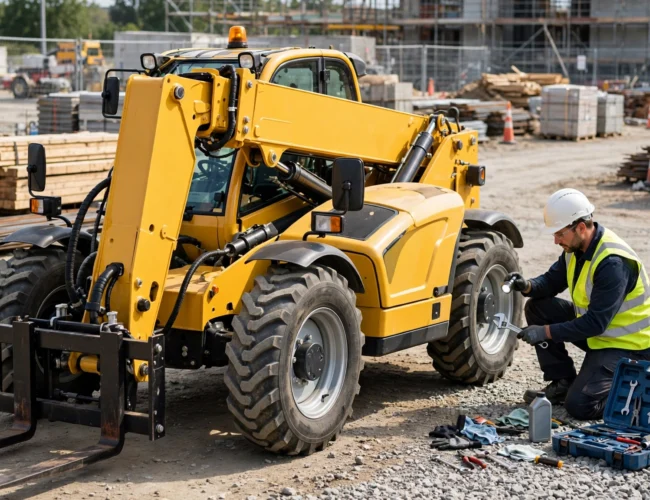 Routine Telehandler Maintenance: 7 Simple Steps to Keep Your Machine Running Longer