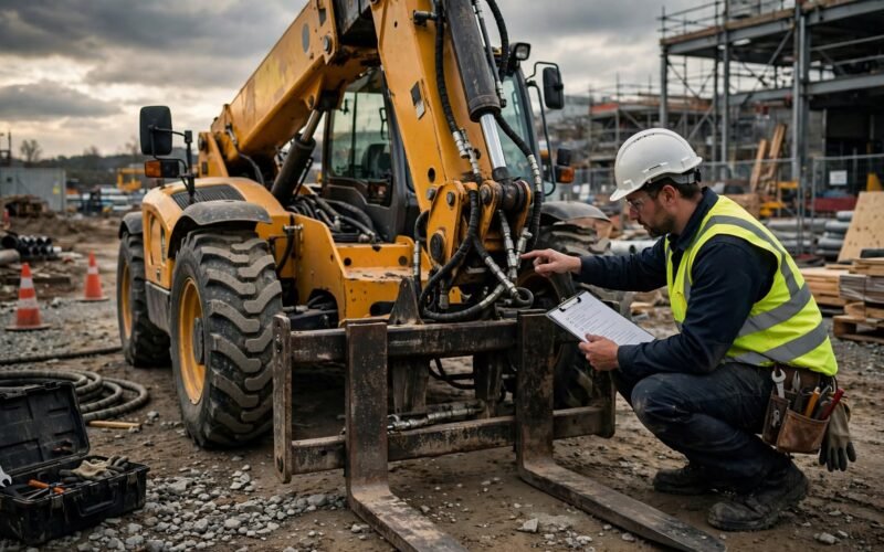 telehandler inspection