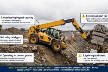 Telehandler Load Chart: 5 Errors That Cause Tip-Overs